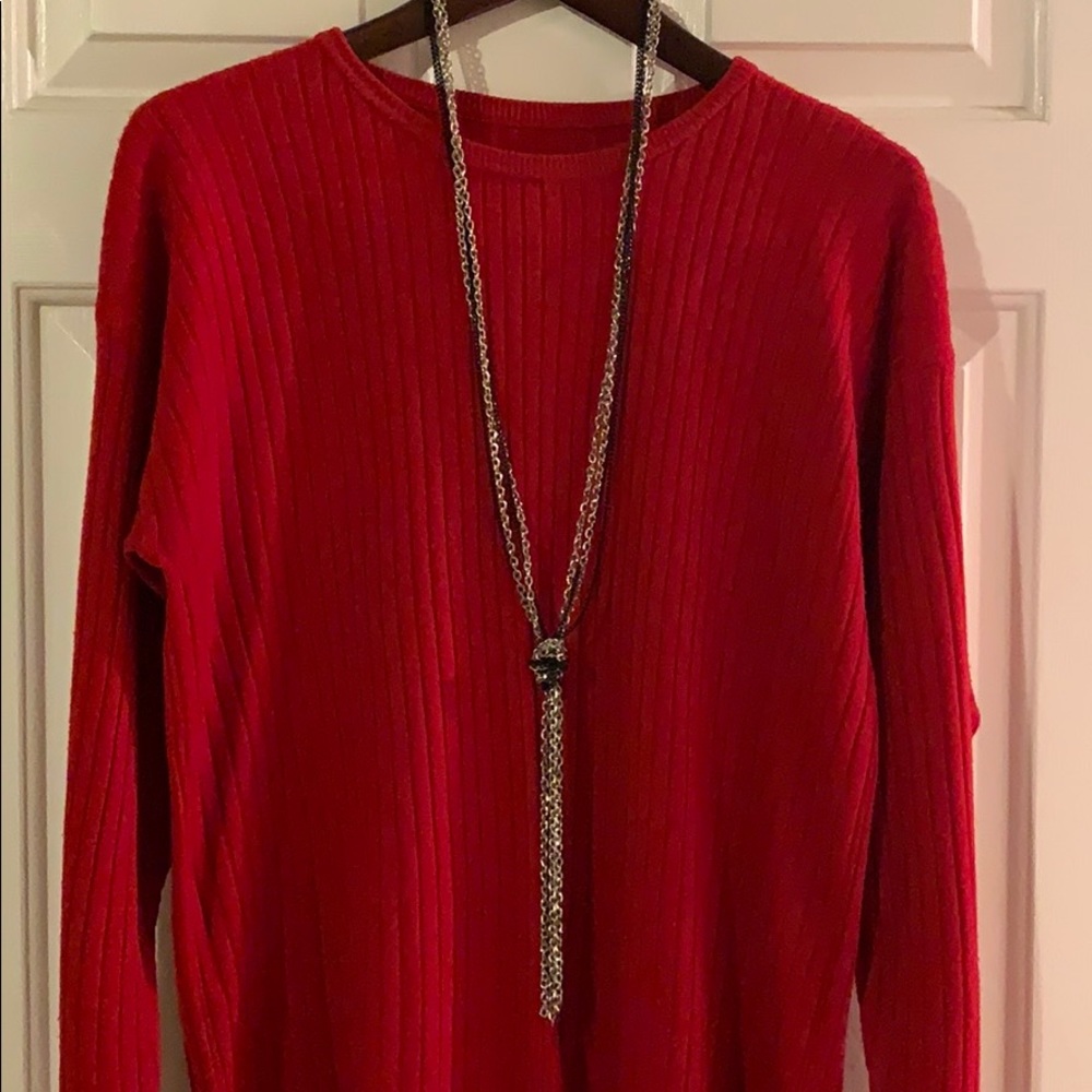 Long Strand Knotted Necklace